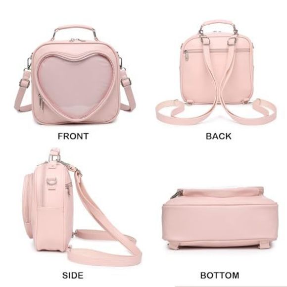 Elegant Bag Bag And Card Case Combo For Satchel Handbags Synthetic Textured St - Picture 5 of 6